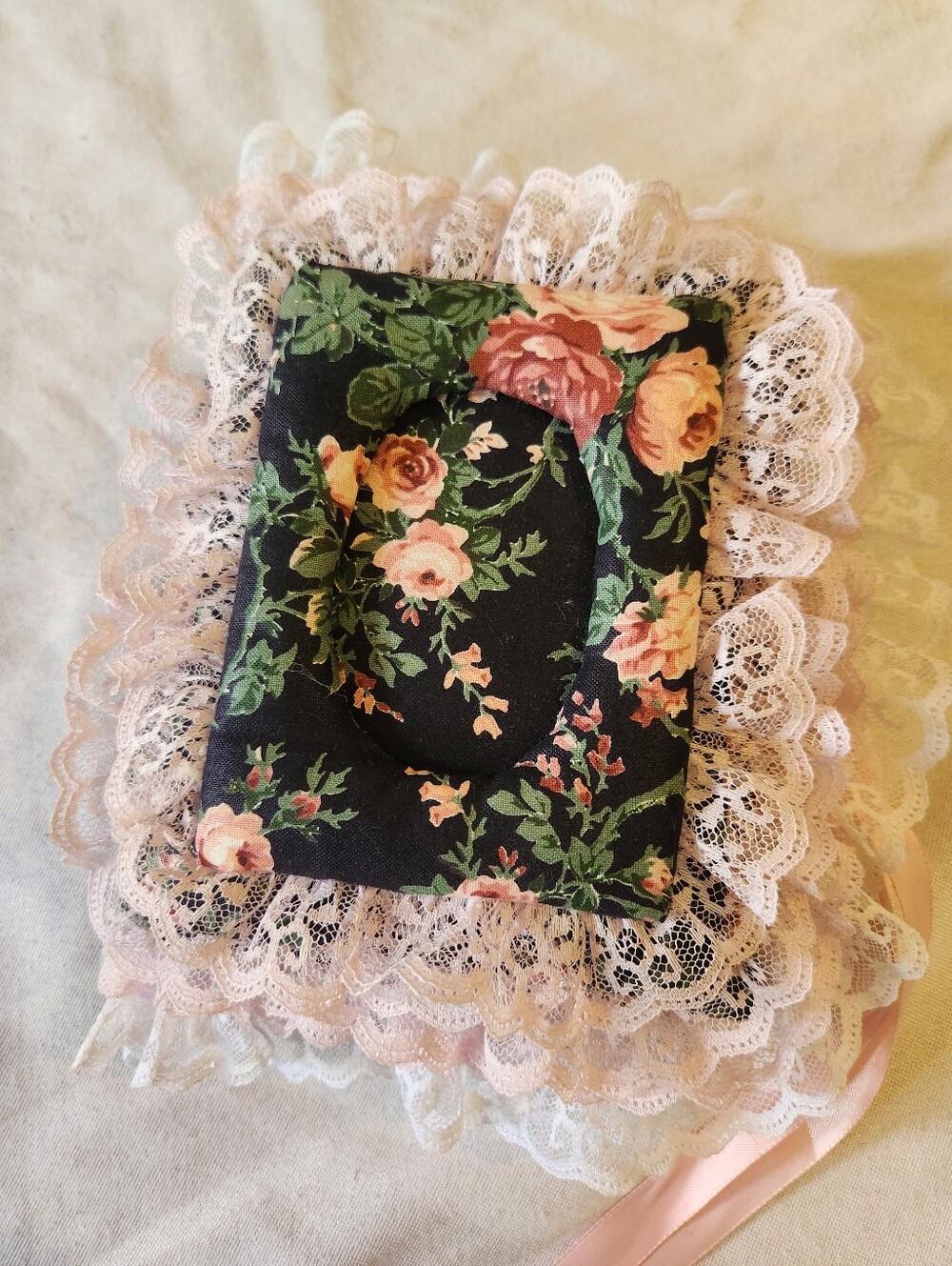Handmade Lace Mini Photo Album / Scrapbook